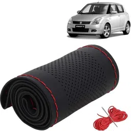 oliverx Hand Stiched Steering Cover For Maruti, Honda, Hyundai, Nissan, Tata, Skoda Swift, Amaze, Baleno, Civic, Creta, Elite i20, Swift, Swift Dzire, Xcent, i10 Active, i20-picture-20