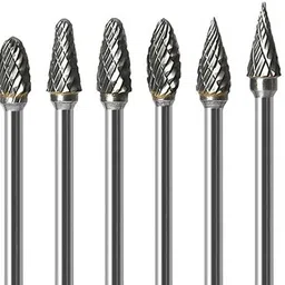 hu creations Carbide 3mm Drill Bits Rotary Burrs Metal Diamond Grinding Woodworking Milling Cutters For Drill Bits Rotary Bit Set-picture-25