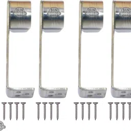 sun shield Silver Rod Rail Bracket Metal-picture-18