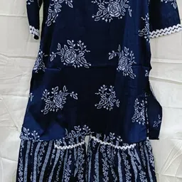 shahifaishion Women Cotton Rayon Kurti Sharara Set-picture-19