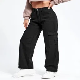 high waist Women Cargos image 5