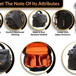 Xsquare DSLR Camera Shoulder Bag Travel Camera Bag for Cameras, Lens, Tripod and AccessoriesCamera Bag image 5