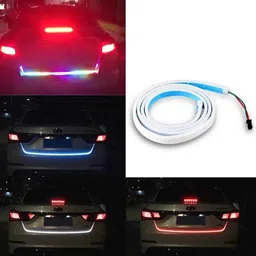 auto mac Universal Car Rear Tail Lights Dicky Light Streamer Brake Turn Signal LED Lamp Strip Waterproof, Car LEDs Strips Braking light 5264 Car Fancy Lights image 5