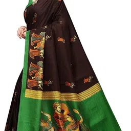 yashika Printed Daily Wear Art Silk Saree image 2