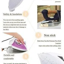 istri by istri Taflon Shoe Cover Protector For Commercial/Industrial/Gravity Bottle Steam Iron 100 W Steam Iron image 4