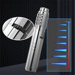 humbig FOCUS SG006 Torch Lighter Jet Torch Lighter Steel Electronic Gas Lighter Pocket Lighter image 3