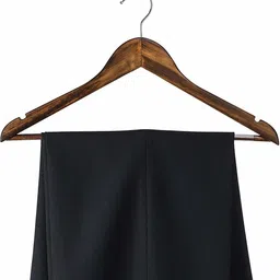 mt brothers M T BROTHERS - WALNUT Wooden Hanger with 360° Swivel Hook Wooden Coat Pack of 36 Hangers For Coat image 2