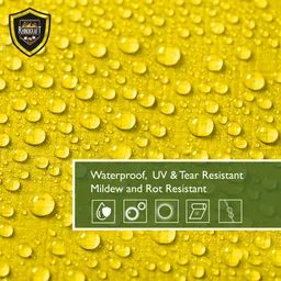 rhinokraft 9ft x 6ft, 200 GSM | Water Proof Tarpaulin Sheet | Virgin | Surya Protection Tent - For Camping, Construction Sites, Transportation Covers, Temporary Shelters image 3
