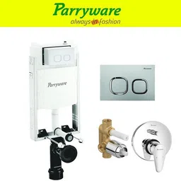 parryware Half Frame Concealed Cistern, with divater body upper uno set of 1 pic 254 Dual Flush Tank-picture-36