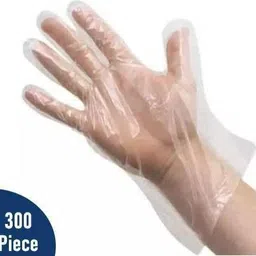 qitty Transparent Hand Gloves_300 Examination Gloves for kitchen , Regular Use,Light Weight, PP Gloves Polyisoprene Examination Gloves (Pack of 300) Wet and Dry Disposable Glove Set-picture-10