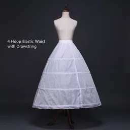 kitty-fashion Women Solid Flared White Skirt image 2