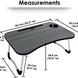 hsmor fab Wood Portable Laptop Table image 2