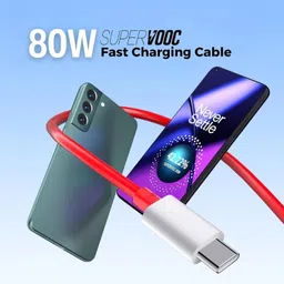 Pandaco 80 W SuperVOOC 7.3 A Wall Charger for Mobile with Detachable Cable image 4