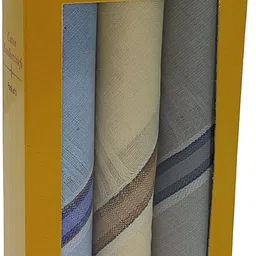 ARTCCOT Men's Cotton Handkerchief SUPER SAVER BOX| 39 x 39 cms |Classic Collection ["Multicolor"] Handkerchief-picture-24