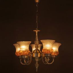 fos lighting Gold Glass Chandelier-picture-25