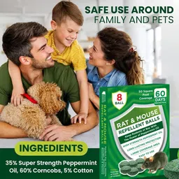 ramiloo High Strength Odor Rat Repellent Balls for Best Protection Results image 3