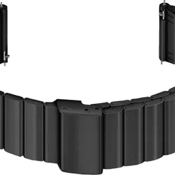 ACM Watch Strap Adjustable Steel for Amazfit Gtr 4 New Smartwatch Belt Black 3713129 mm Stainless Steel Watch Strap image 4