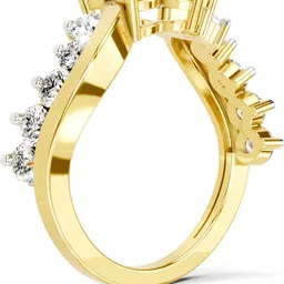 Sparkles Lab Grown Diamond 14kt Yellow Gold ring image 3