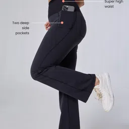 blissclub Solid Women Black Tights image 4