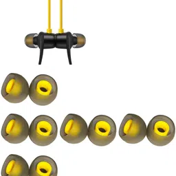 BUMTECH 10 Pcs Silicone Rubber Earbuds for Realme Buds 2 | (M) Size In The Ear Headphone Cushion-image-20