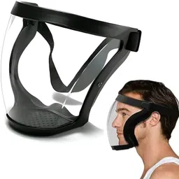 qwepty Anti-Fog Face Shield helmet Visor for Industrial Safety Full Face Coverage Anti Scratch Face Shields Multipurpose Eye UV-Protective Impact & Wind Resistant Laboratory, Welding, Wood-working Safety Goggle-picture-13