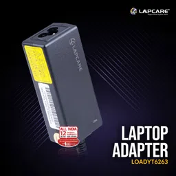 LAPCARE Adapter Compatible With Dell 19.5V 2.31A 3PIN FLOWER W/O POWER 45 W Adapter image 2