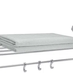 aquieen 24-Inch Towel Rack in Chrome Finish and Made of Heavy SS304 - Fluid 24 inch 5 Bar Towel Rod image 2