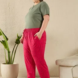cupid Plus Size Printed Women Pyjama image 3