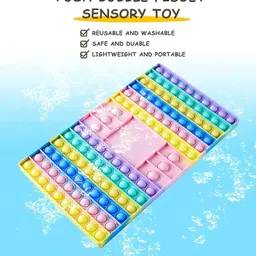 aganta Pop It Game Board Games Popits Push Bubble Big Pop It Ludo Toy Pop It Ludo Game With Dice Pop Sound Toy Fidget Toys Finger Popping Game Push Pop Sound Best Gifts For Children Pop Game Puppets PopIts Stress Relief Games image 2