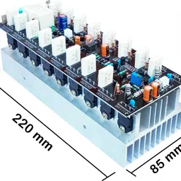 audio lite 700W RMS Mono Amplifier Board Using 2SC5200 + 2SA1943 (700W Complete RQ-2) Sound Recorder and Sound Circuit Electronic Hobby Kit image 4