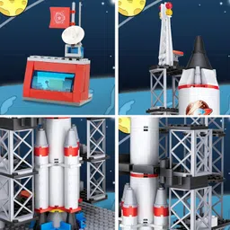 elecart Space Shuttle Rocket Launch Building Blocks Set image 3