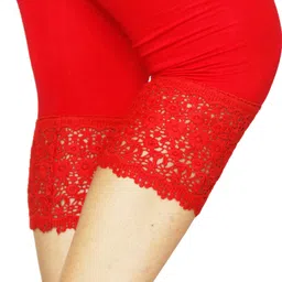 pinkshell Women Red Capri image 5