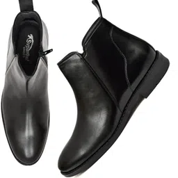 Svpanther Men's Leather Oxford Boots for Police, Army Boots For Men Boots For Men image 5