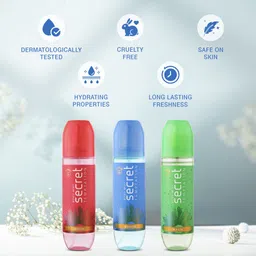 secret temptation Bloom, Bold & Magic Long Lasting Body Mist for Women | Dermatologically Tested | Body Mist-For Women image 3