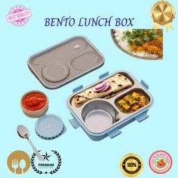 Lunch Box for Kids Compartment Insulated Stainless Steel Tiffin Box for KID_L122 3 Containers Lunch Box-image-92