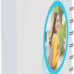 uniqpal Spiral-Bound Notebook, Regular Notebook Ruled 200 Pages image 3