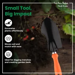 garden sajao Durable and Sturdy Rust-free Shovel for Garden Premium Gardening Accessories Shovel image 3