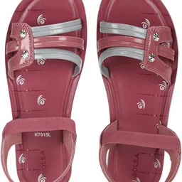 paragon Women K7015L Women PU Sandal Comfortable Soft Cushion Leather Flats I Easywear Slip On Flats Sandal image 3