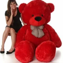 3 feet red teddy bar for girl teddy bear birthday gift /gift for girl - 90 cm-image-3