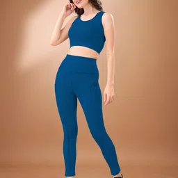 poojaran Solid Women Track Suit image 3