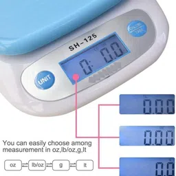 ANADI Electronic Digital 7 Kg Weight Scale LCD Kitchen Weight Scale Machine - SH-125 Weighing Scale - SH-125 Bowl Scale 7kg / 1g Digital Kitchen Scale (Multi Color) Weighing Scale image 3