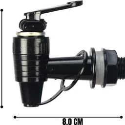 halsey 1 Pc RO Tap Set - Compatible with All RO Water Purifiers-Black Tap Mount Water Filter image 2