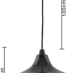 homesake Glossy Black Hanging Goblet Light, Ceiling Light, Nordic E27 Pendant Pendant Lamp Ceiling Lamp image 4