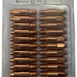 metapod M6 x 28*1.0mm MIG Welding Tips Copper Contact Tips for MIG Torch 20 Pieces Inverter Welding Machine image 4