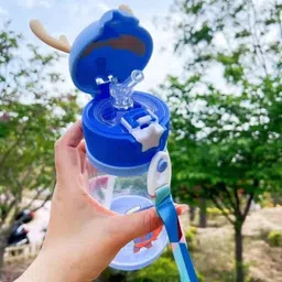 arpana bright Girl Boy Cute Design water bottle with Sipper with Lock cap 500 ml image 5
