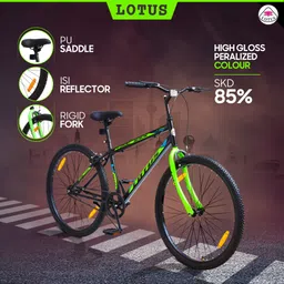 lotus-s BERLIN 26T 85% Assembled Single Speed MTB Bike with Hartex Nylon Tyres 26 T (inch) Mountain Cycle image 4