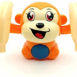 galactic Dancing & Spinning Rolling Monkey with Banana and Light & Sound Toy-picture-36
