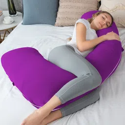 texlux Microfibre Solid Pregnancy Pillow Pack of 1 image 2