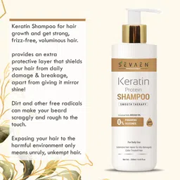 sevaen Keratin Smooth Shampoo 2 PACK image 2
