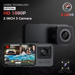 EyeShield 2025 WiFi 3 Channel 3-Inch Screen, Night Vision, G-Sensor, Parking Monitor Sports and Action Camera image 5